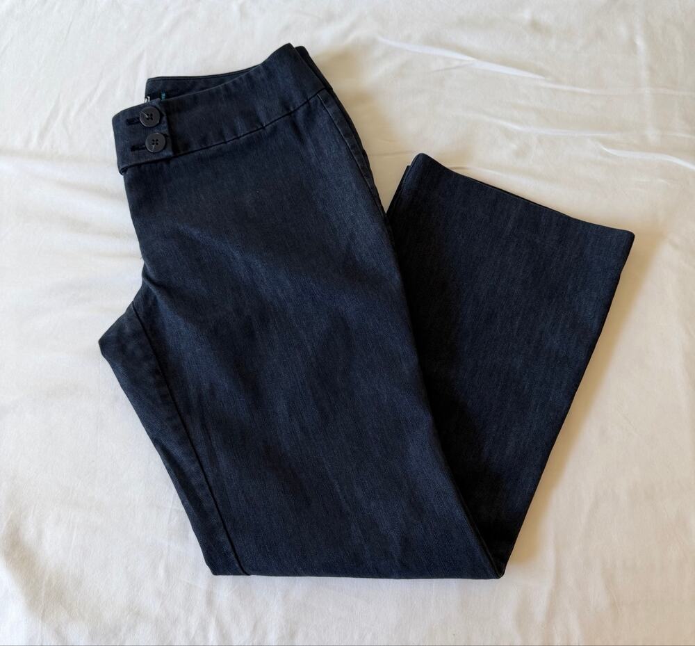 Apt. 9 Maxwell Petite Dark Blue Bootcut Dress Pants Women’s Size Petite 4